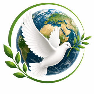 Pehucci dove and globe logo